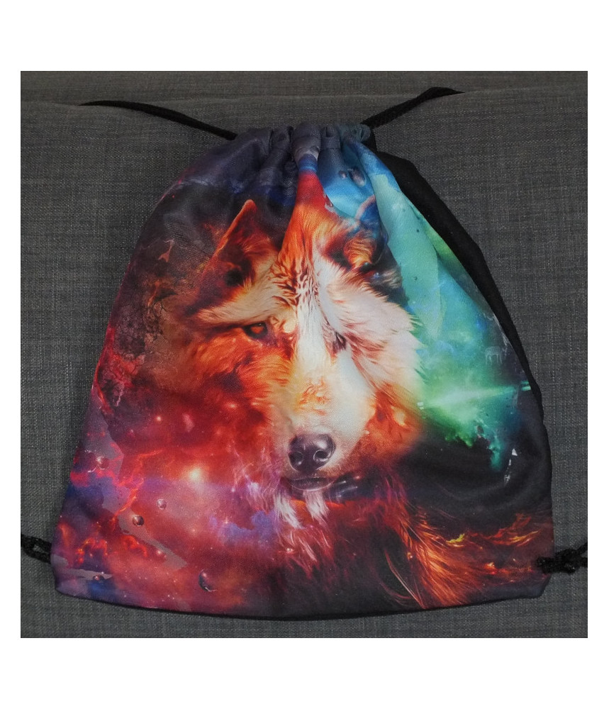 Bag-backpack - Space wolf
