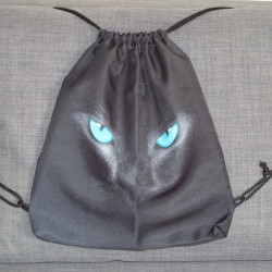 Sack-backpack - Black cat