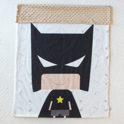 Minky / thin cotton blanket - Batman