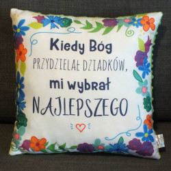 Commemorative pillow for Grandpa