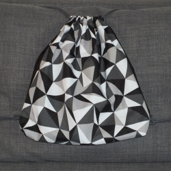 Polygon waterproof bag-backpack - black