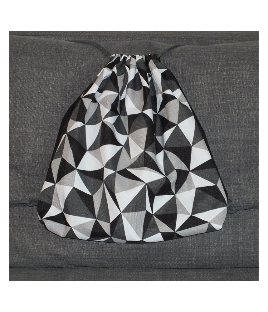 Polygon waterproof bag-backpack - black