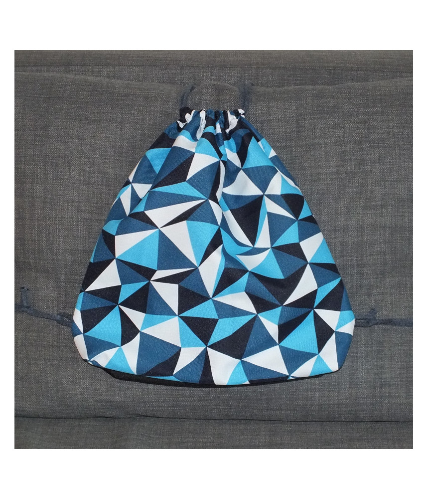 Worko-plecak wodoodporny - Polygon niebieski