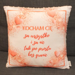 Commemorative pillow for lovers