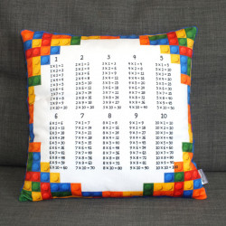 Decorative pillow - Multiplication table