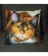 Decorative pillow - Red cat